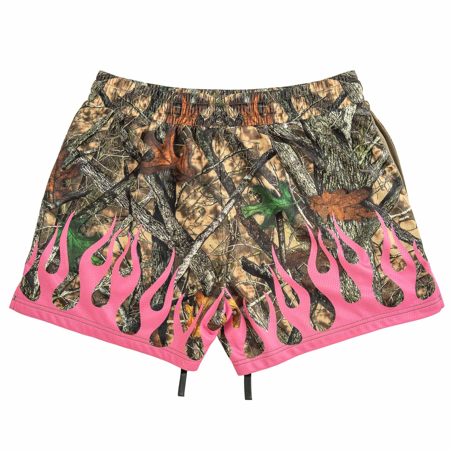 MUAY THAI SHORTS (MID THIGH CUT) WILDFIRE - PINK