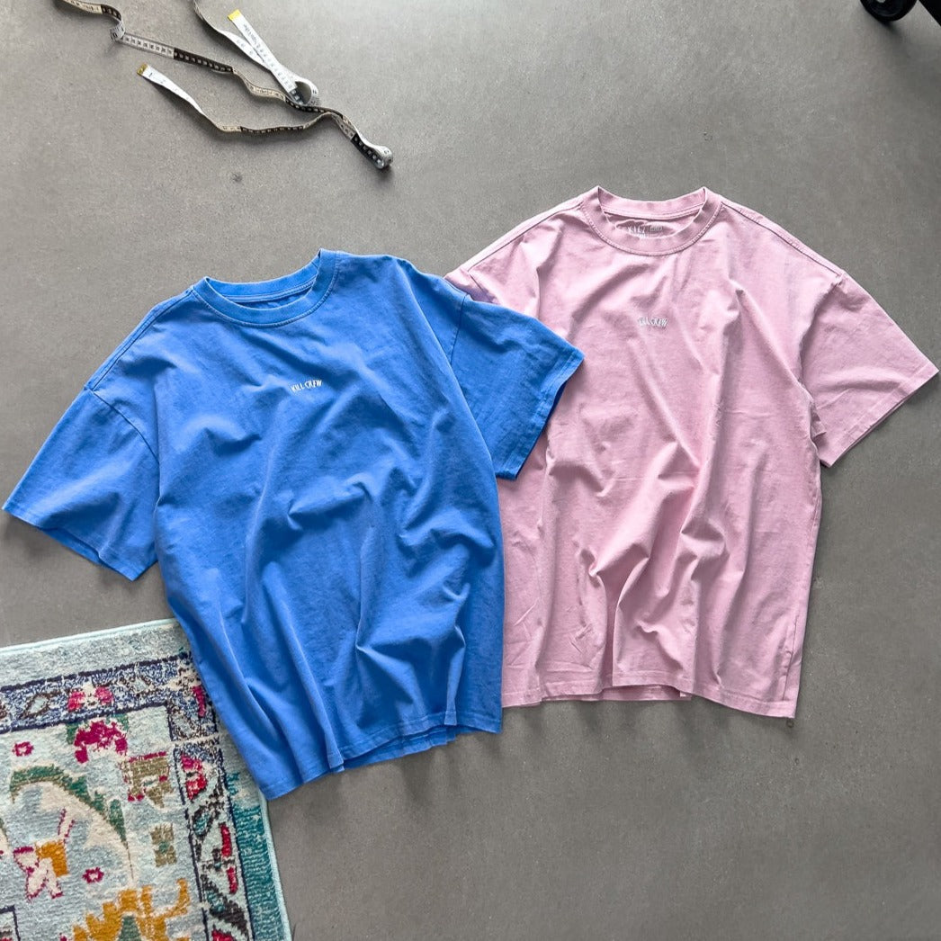 RELAXED FIT LUX "SIMPLE" T-SHIRT - ROSÉ